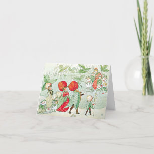  illustratie Little Lassie van Elsa Beskow Notitiekaartje