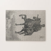 Illustratie Marcus Aurelius beeld (1889) Legpuzzel (Horizontaal)