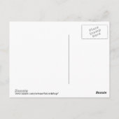 illustratie meisje scheten grappig briefkaart (Achterkant)