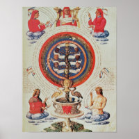 Illustratie met Hermetische filosofie van