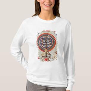 Illustratie met Hermetische filosofie van T-shirt