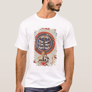 Illustratie met Hermetische filosofie van T-shirt