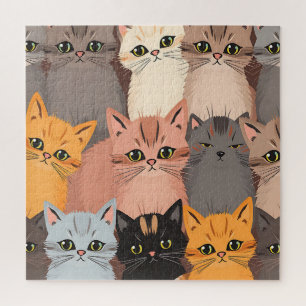 Illustratie met Mopshoofdjes Legpuzzel