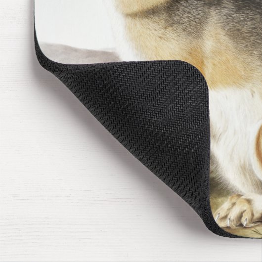 Illustratie met wift Fox (Vulpes velox) Muismat (Hoek)