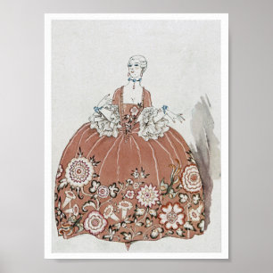 Illustratie Mode Art Deco Poster