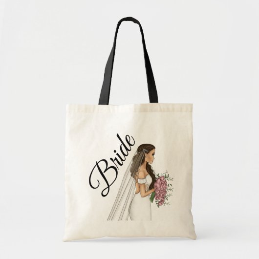 Illustratie Mode Classic Weddings Bride Tote Bag (Voorkant)