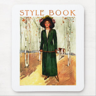 Illustratie Mode Stijl boek Muismat