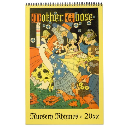 illustratie Moeder Goose Nursery Rhymes Kalender (Hoes)