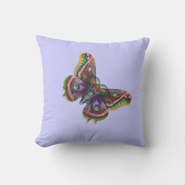 Illustratie  moth kussen (Voorkant)