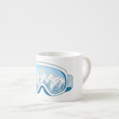 Illustratie Mountain Ski Goggles Espresso Kop (Voorkant rechts)