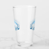 Illustratie Mountain Ski Goggles Glas (Links)