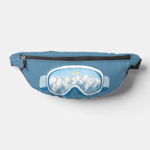 Illustratie Mountain Ski Goggles Heuptasje