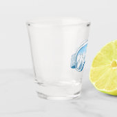 Illustratie Mountain Ski Goggles Shot Glas (Links)