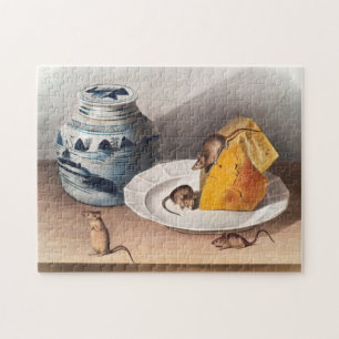 Illustratie muis (muizen-musculus) legpuzzel
