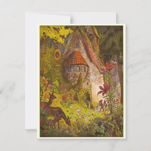  illustratie Mystical Forest Castle Notitiekaartje (Voorkant)
