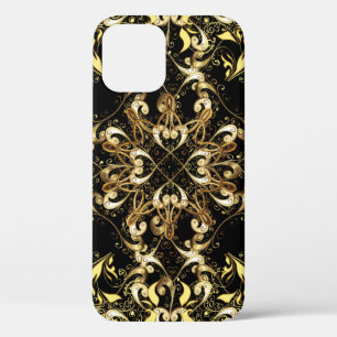 illustratie. naadloos patroon op iPhone 12 hoesje