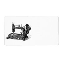 illustratie naaimachine 1800s