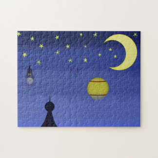 Illustratie: Night Sky Puzzle Legpuzzel