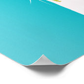 Illustratie nr. Drama Llama Monogram Poster (Hoek)