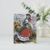  illustratie "Old Moeder Goose" Briefkaart (Staand voorkant)