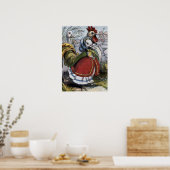  illustratie "Old Moeder Goose" Poster (Keuken)