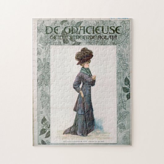 illustratie ontwerp Mode dames Legpuzzel (Verticaal)