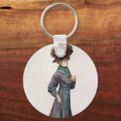 illustratie ontwerp Mode dames Sleutelhanger (Achterkant)