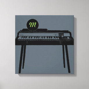  illustratie Organ Monogram Canvas Afdruk