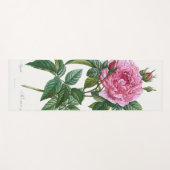 Illustratie  Ornament Roos Yogamat (Voorkant (horizontaal))