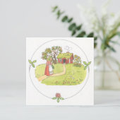 illustratie Oude vrouw Elsa Beskow (Staand voorkant)