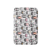 illustratie pinguïn achtergrond badmat (Voorkant Verticaal)