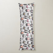 illustratie pinguïn achtergrond lichaamskussen (Achterkant (Verticaal))