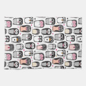 illustratie pinguïn achtergrond theedoek (Horizontaal)