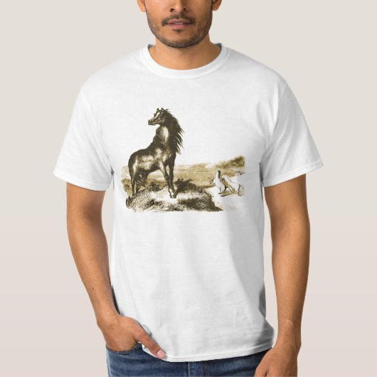 Illustratie Pony van Chincoteague T-shirt (Voorkant)