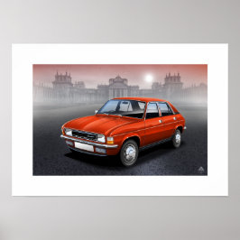 Illustratie Poster Austin Allegro