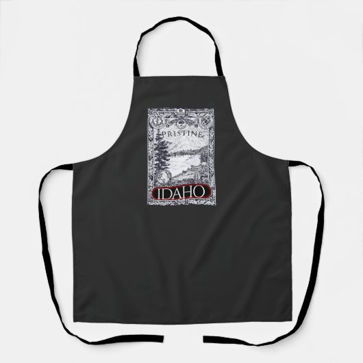  illustratie Pristine Idaho Apron Schort (Voorkant)