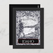  illustratie Pristine Idaho Briefkaart (Voorkant / Achterkant)