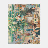  illustratie Puck's Christmas Tree, 1902 Fleece Deken (Voorkant)