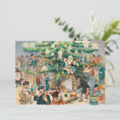  illustratie Puck's Christmas Tree, 1902 Kaart (Staand voorkant)