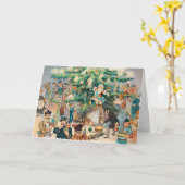  illustratie Puck's Christmas Tree, 1902 Kaart (Gele Bloem)