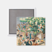  illustratie Puck's Christmas Tree, 1902 Magneet (Voorkant / Achterkant)