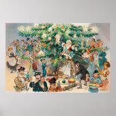  illustratie Puck's Christmas Tree, 1902 Poster (Voorkant)