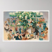  illustratie Puck's Christmas Tree, 1902 Poster (Voorkant)
