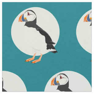 Illustratie Puffin Bird Stof