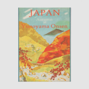 Illustratie Reis Japan Vintage Tissuepapier
