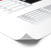 Illustratie retrotram poster (Hoek)