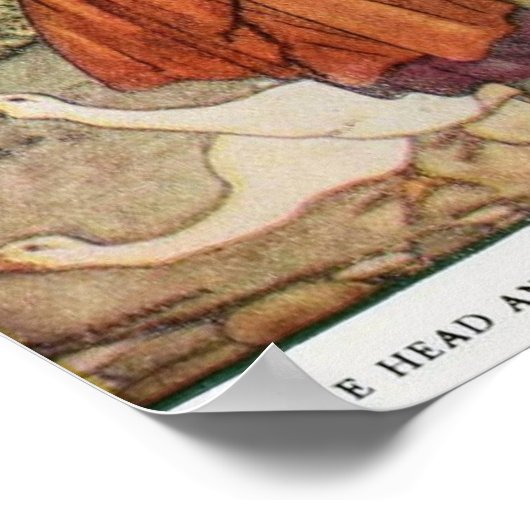 Illustratie Rie Cramer Sprookje van Grimm Poster (Hoek)