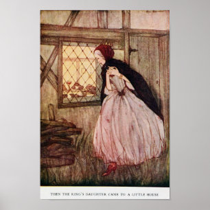 Illustratie Rie Cramer Sprookje van Grimm Poster