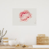  illustratie Roos Poster (Keuken)