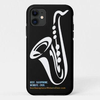 Illustratie Saxophone iPhone Case